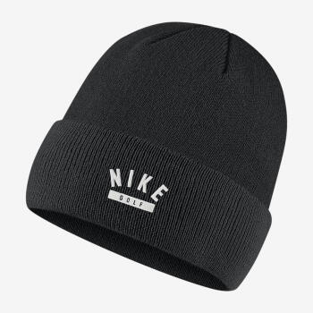 耐克（NIKE）帽子男 Swoosh 男士针织帽柔软保暖弹力毛线帽 Black ONE SIZE