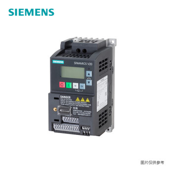 西门子 V20 标准通用变频器 200-240VAC 单相 0.75kW 带BOP操作面板 4.2A IP20 6SL3210-5BB17-5UV1 变频器