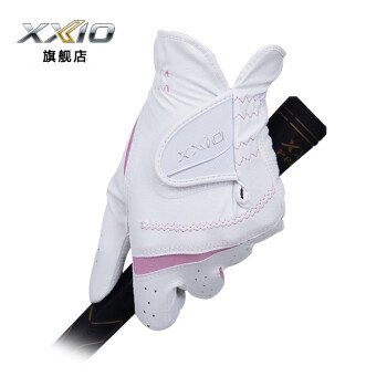 XXIO高尔夫手套女士双手手套XX10防滑柔软透气手套 GGG-X022W 白色 21码 双手