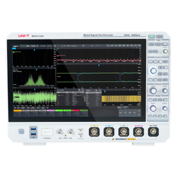 优利德（UNI-T）混合信号示波器 信号发生器频谱分析仪数字电压表频率计 MSO7104X