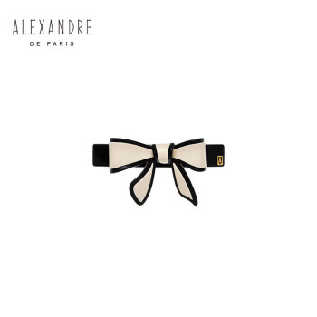 Alexandre De Paris新年礼物戴安娜6公分发夹发卡女送女友 X 柔和色