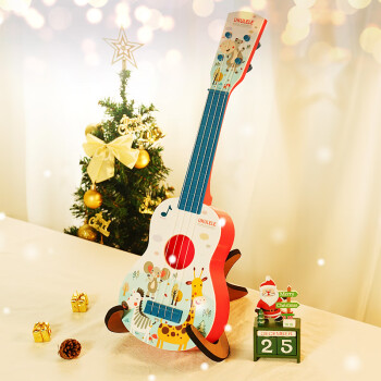 俏娃宝贝（QIAO WA BAO BEI）儿童尤克里里小吉他男孩女孩小孩乐器玩具益智玩具生日礼物儿童节