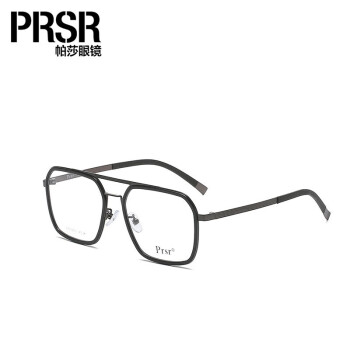 帕莎（prsr）帕莎近视眼镜框时尚横梁金属框架眼镜PA71053