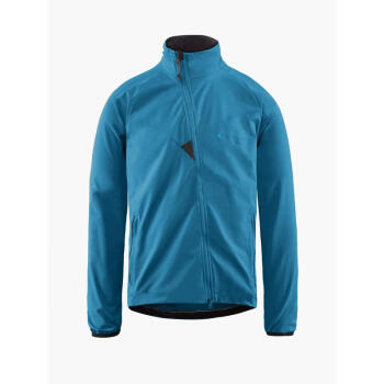 KLATTERMUSEN瑞典攀山鼠冲锋衣 Mithril 户外运动经典男士防风软壳夹克外套 Blue Sapphire XL
