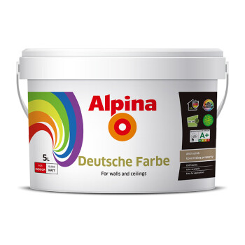 阿尔贝娜（Alpina）【同城购】德国阿尔贝娜内墙乳胶漆 室内涂料德彩墙面漆 白 15L