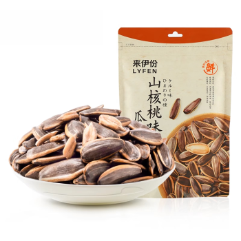 来伊份山核桃味瓜子250g*2焦糖香瓜子零食葵花籽袋装 山核桃味瓜子 250g*2袋