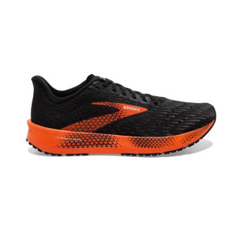 布鲁克斯（BROOKS）Hyperion Tempo氮气超轻竞速跑鞋马拉松跑步鞋男士运动鞋 064 - Black/Flame/Grey 40