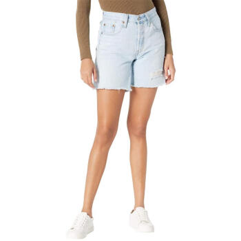 李维斯（Levi's）女式短裤 Premium 501系列新款牛仔裤 耐磨舒适休闲女裤 Luxor Focus 23;6