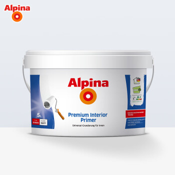 阿尔贝娜（Alpina） 内墙乳胶漆 室内涂料墙面漆 全能抗碱底漆 阿尔贝娜全优抗碱底漆	5L