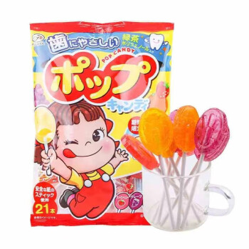不二家（FUJIYa）日本进口零食护齿水果棒棒糖4口味牛奶荔枝糖多口味 不二家棒棒糖（内20支）