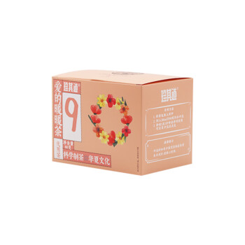 珍其道红糖姜茶小包装代用茶袋泡茶女生红枣姜茶暖茶包玫瑰花茶 80克/10包/盒