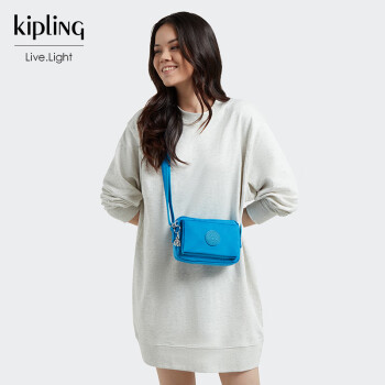 KIPLING男女款轻便帆布包时尚百搭单肩包斜挎包|ABANU系列