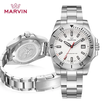 摩纹（Marvin）瑞士手表全自动机械表时尚户外潜水夜光日历腕表M136.13.21.11 M136.13.21.11