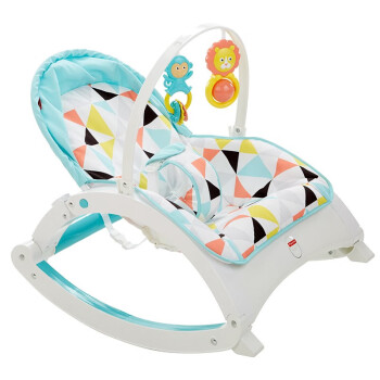 费雪（Fisher-Price）婴儿摇椅多功能轻便安抚摇篮 带娃哄睡觉神器 简约风多功能轻便摇椅GFN32