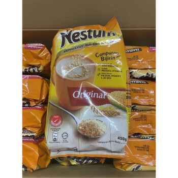雀巢（Nestle）马来西亚进口新加坡麦片虾雀巢原味麦片nestum原味麦片450g 原味 450g