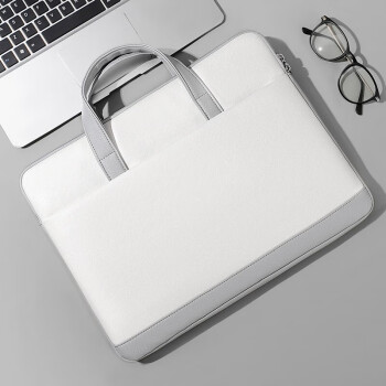 卡提诺（Cartinoe）手提电脑包便捷商务专用电脑包适用13英寸/14英寸苹果华为联想 时尚灰 13英寸/14英寸通用