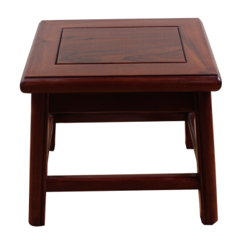 龙上龙（longshanglong）非洲酸长方形枝全实木凳子家用客厅小板凳坐凳沙发凳木凳矮凳厚重 27cm