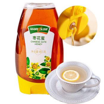 汪氏 枣花蜂蜜465g*1 饮料冲调品 枣香醇厚