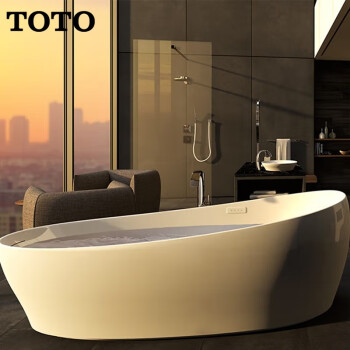 TOTO浴缸独立式纤浮晶雅PJYD2200成人家用2.2米气泡按摩浴池（08-A） 气泡冲浪按摩浴缸【2.2米】