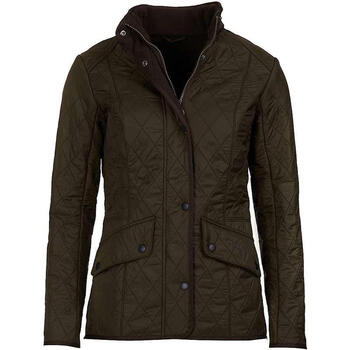 Barbour 女士棉服 Cavalry Polarquilt 舒适保暖修身绗缝夹克 Dark Olive / Olive 2