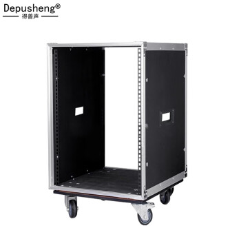 depusheng 16u专业音响机柜功放柜机柜机架移动音箱机柜简易机柜12u专业音响机柜 16U普通机柜