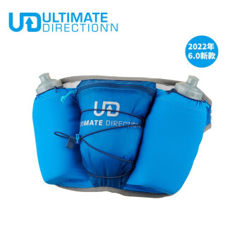 UltimateDirection UD新Ultra6.0跑步腰包轻量大容量水壶运动腰包 签名蓝(适合腰围68-102cm) 均码