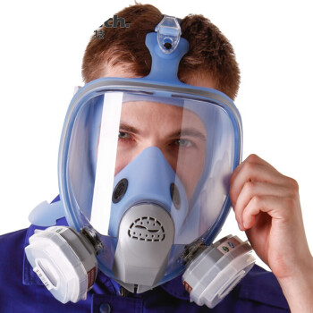 成楷科技 全面具 防毒面具 防尘面罩 防毒口罩 面具配3号滤毒盒防有机气体