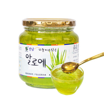 全南 韩国进口 蜂蜜芦荟茶 550g 含果肉 冷热冲泡茶