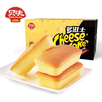 贝夫（BEIFU）多滋士乳酪面包芝士蛋糕 礼盒西式早餐小面包休闲零食680克