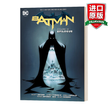 Batman Vol. 10 Epilogue 英文原版 漫画 蝙蝠侠1 英文版 进口英语原版书籍
