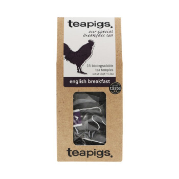 茶猪猪英国原装进口teapigs英式早餐红茶15包盒装 进口红茶叶英式下午茶