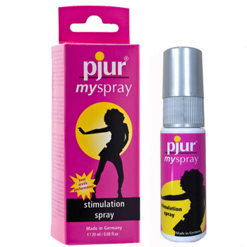 pjur德国进口女用高剂液房趣合欢性用品女性喷雾剂夫妻桔色外用情趣性成人用品 myspray20ml1支