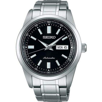 精工(SEIKO)手表 商务PRESAGE 休闲 全自动机械表日本直送 日本制 黑盘 SARV003
