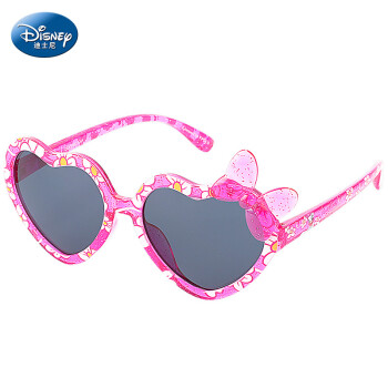 迪士尼（Disney）儿童太阳镜女童墨镜防晒防紫外线宝宝眼镜六一儿童节礼物 粉色