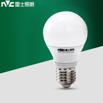 雷士照明（NVC)LED A50F 3W LED灯泡 E27单只球泡 3W 暖白光