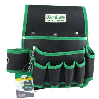 LAOA老A工具包 腰包 腰挂包 电工维修工具袋收纳包挂包 电讯包(不含腰带) LA115602