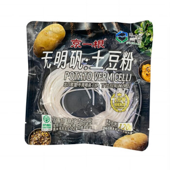 京一根绿色食品无明矾土豆粉火锅食材 土豆粉120g*3袋