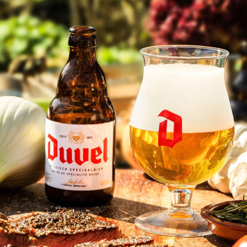 督威（DuveL）黄金精酿啤酒 330ml*6瓶 比利时原瓶进口