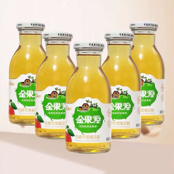 金果源苹果醋饮料 发酵型苹果汁饮料 260ml 5瓶装