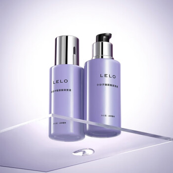 LELO 润滑油成人 女用男用 玻尿酸润滑液 清洗不油腻情趣 夫妻房事 免洗 人体润滑剂100ml LELO小分子玻尿酸润滑液100ml