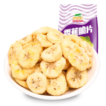 沙巴哇（Sabava）芭蕉干 越南进口 休闲零食蔬果干 香蕉片香蕉干果蔬干 230g香蕉脆片*1袋