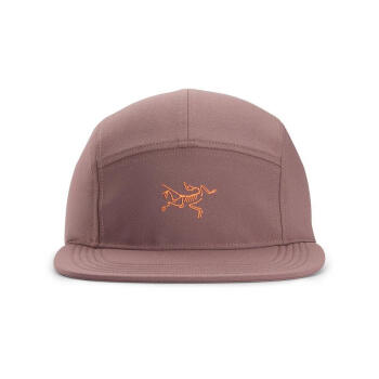 始祖鸟（ARC’TERYX）男士鸭舌帽 高性能五片式帽子23款 弹力舒适透气经典平帽 Velvet-Sand NA