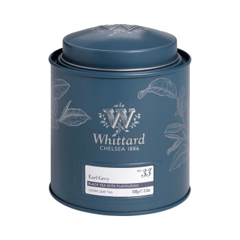 蕾米花园唯Whittard廷德 格雷伯爵红茶100g铁罐装佛手柑味调味茶英国进口