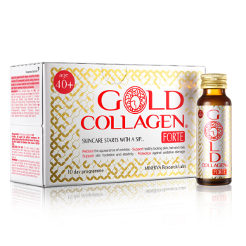 英国小金瓶Goldcollagen玻尿酸 胶原蛋白口服液熟龄版40+美颜