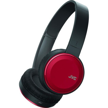 JVC Wireless HAS190BTR 无线蓝牙耳机耳麦头戴式 17小时续航 可充电可折叠 红色HAS190BTR
