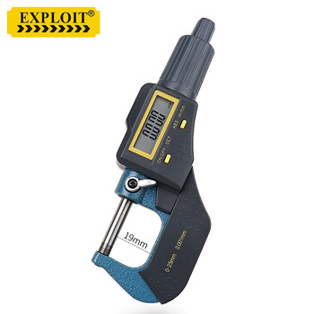 开拓（EXPLOIT）数显千分尺 高精度数显外径 测量内径千分尺 红色