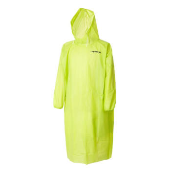 迪卡侬雨衣雨披成人雨衣男女户外非一次性OVF绿色L-2221012