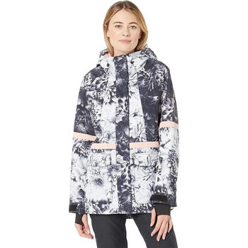 ROXY 印花时尚女士棉服 运动休闲户外滑雪服 Ritual 保暖舒适耐磨夹克 True Black Future Flower XS