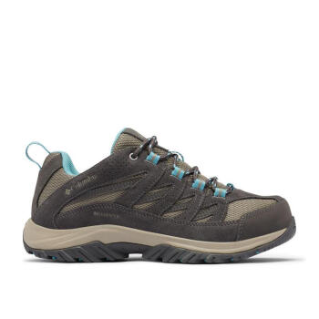 哥倫比亞（Columbia）女士戶外登山徒步鞋 Crestwood  防滑耐磨緩震休閑鞋 Kettle, Dark Grey 標準41/US10