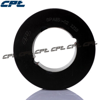 CPT欧标锥套皮带轮SPA85-02 配1210锥套双槽皮带轮a型电机皮带轮 （皮带轮+锥套）内径12mm